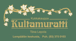 Kukkakauppa Kultamuratti Ky logo